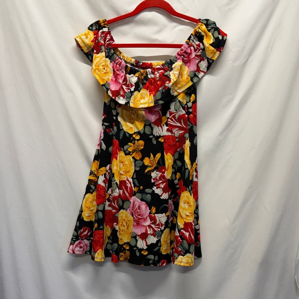 Absolutely Vibrant Floral Dress